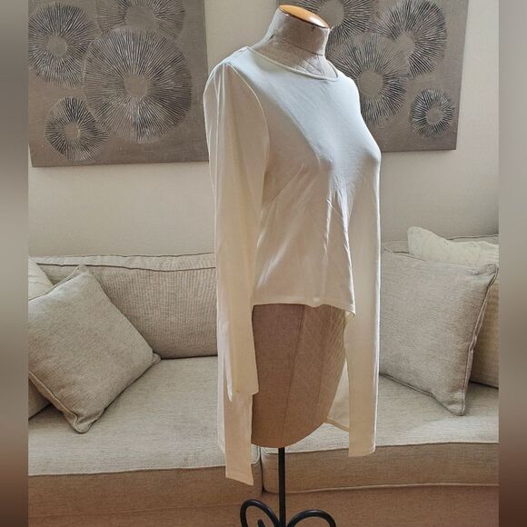 Vince Camuto High/Low Cutout Long Sleeve Tunic sz Med - Picture 5 of 11